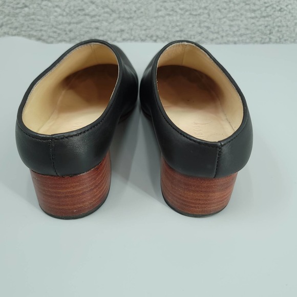Nisolo Sofia Slip-On Black Leather Mule Clog size 7 - Picture 8 of 14